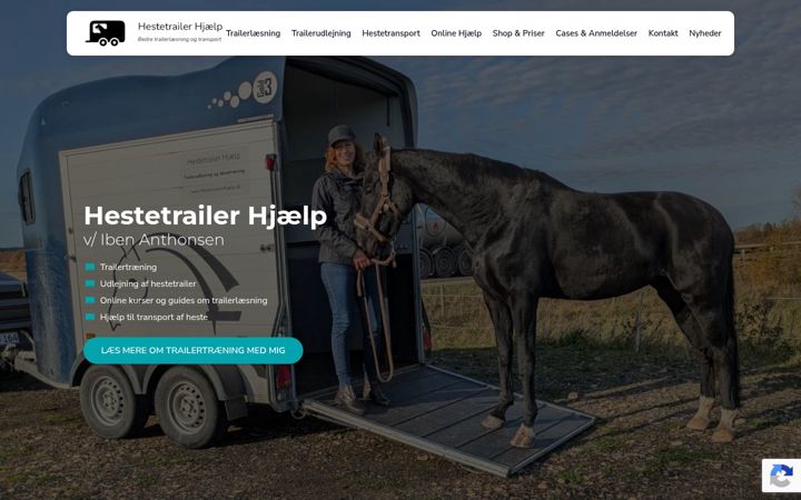 Screenshot of hestetrailerhjaelp.dk