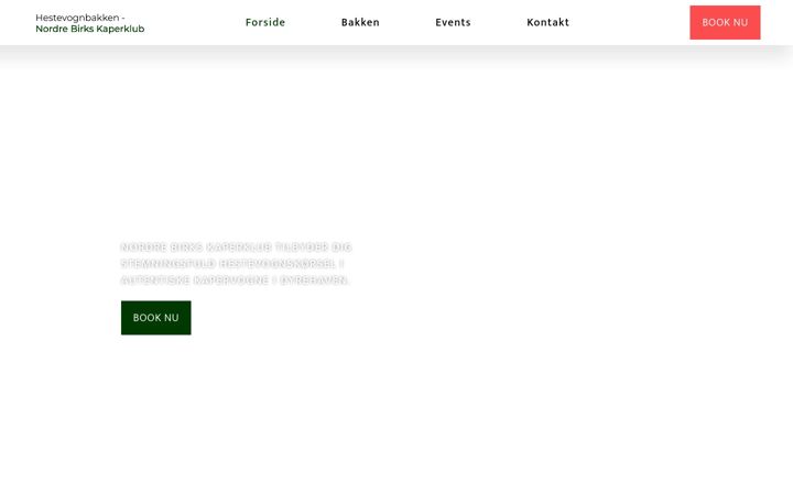 Screenshot of hestevognbakken.dk