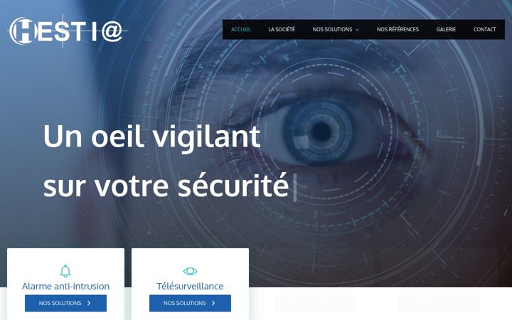 Screenshot of hestia-secure.fr