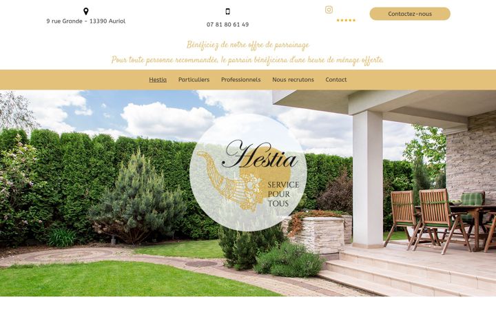 Screenshot of hestia-services13.fr