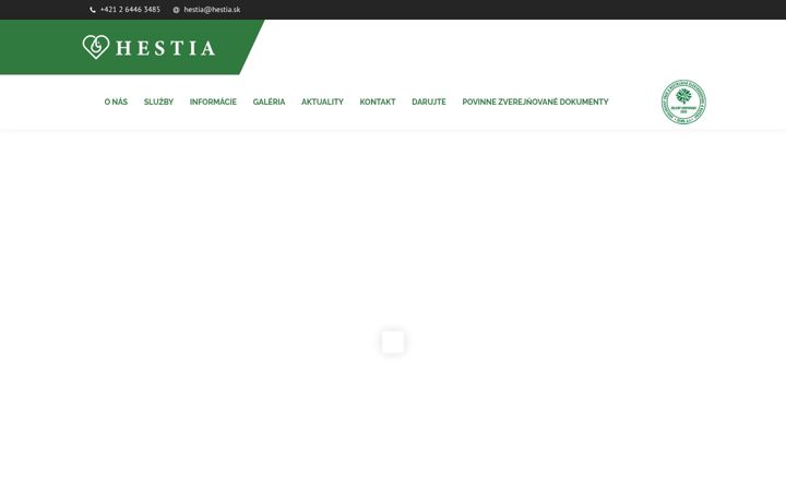 Screenshot of hestia.sk