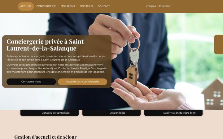 Screenshot of hestiaprestige-conciergerie.fr