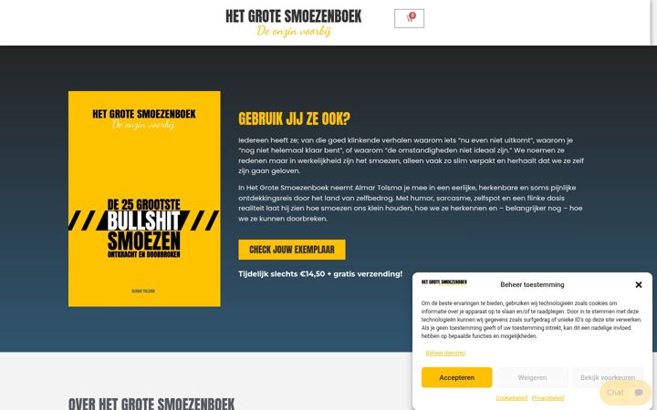 Screenshot of het-grote-smoezenboek.nl