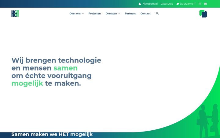 Screenshot of het-it.nl