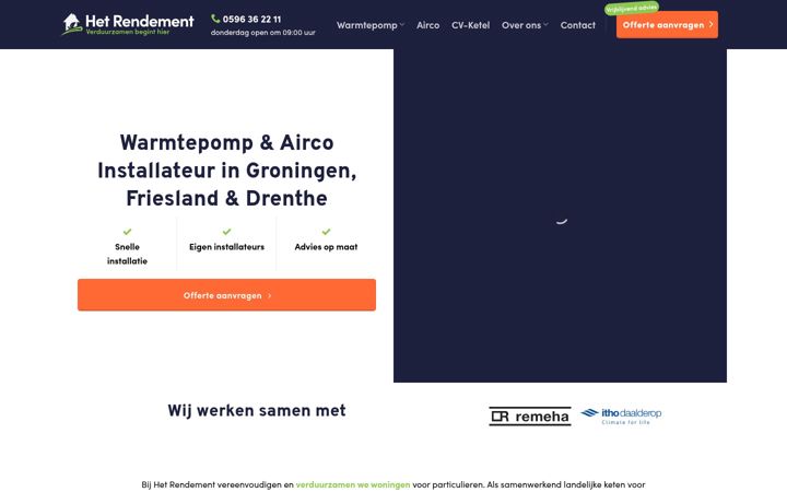 Screenshot of het-rendement.nl