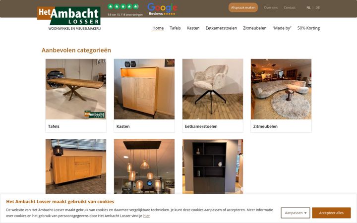 Screenshot of hetambacht-losser.de