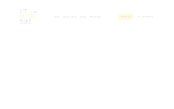 Screenshot of hetbeterewerkpodcast.be