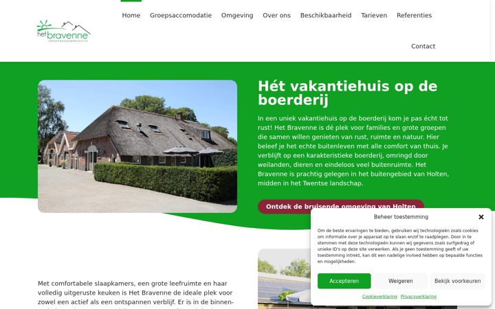 Screenshot of hetbravenne.nl