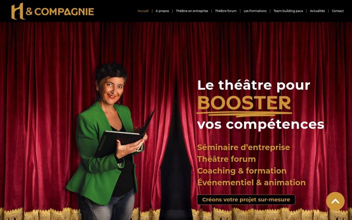 Screenshot of hetcompagnie.fr