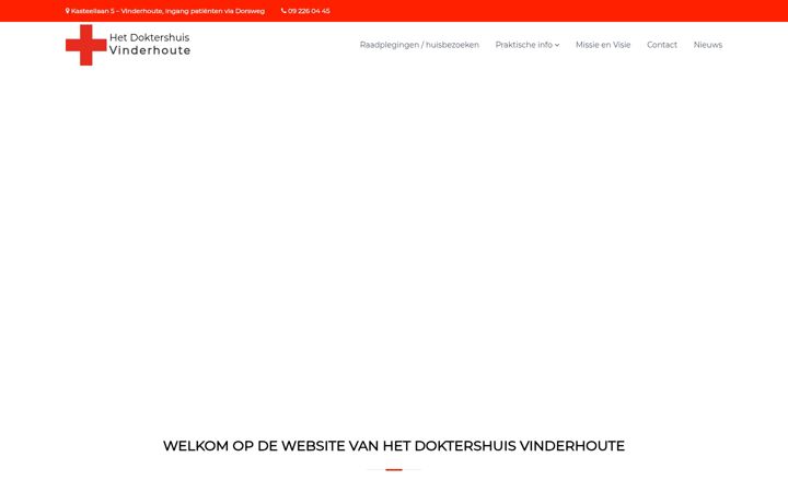Screenshot of hetdoktershuis.be