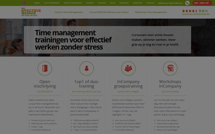 Screenshot of heteffectievewerken.nl