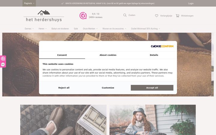 Screenshot of hetherdershuys.nl