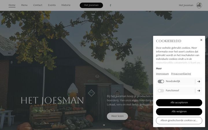 Screenshot of hetjoesman.nl