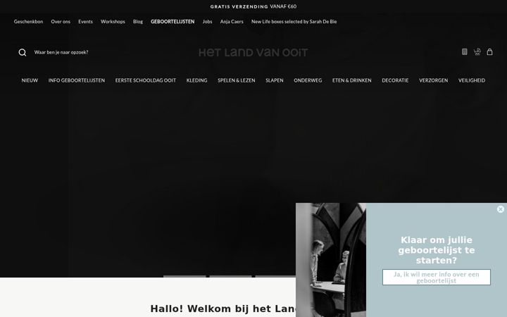 Screenshot of hetlandvanooit.be