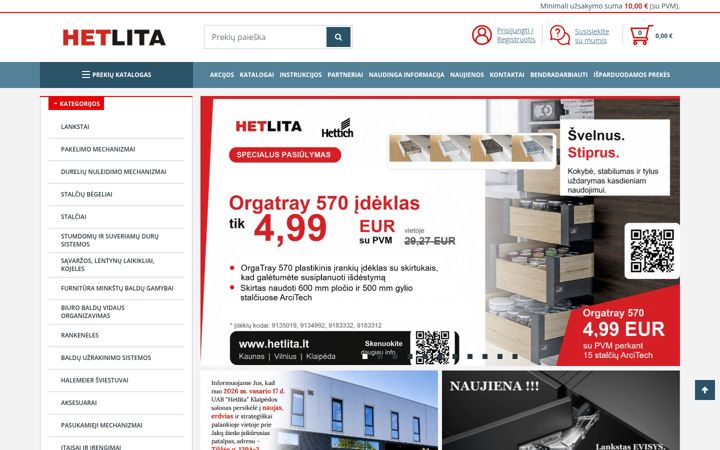 Screenshot di hetlita.lt
