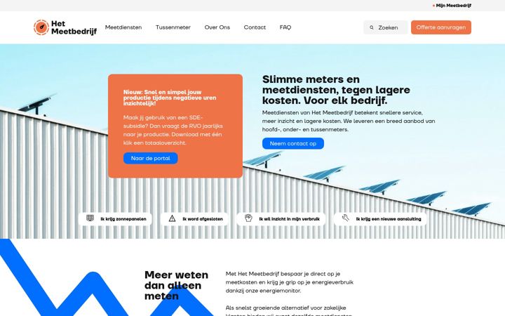 Screenshot of hetmeetbedrijf.nl
