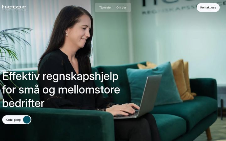 Screenshot of hetor.no