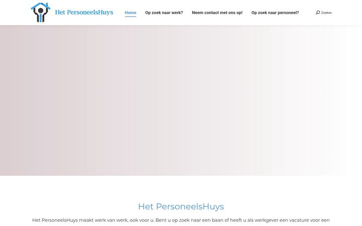 Screenshot of hetpersoneelshuys.nl