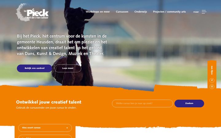 Screenshot of hetpieck.nl