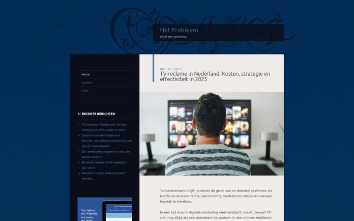 Screenshot of hetprobleem.nl
