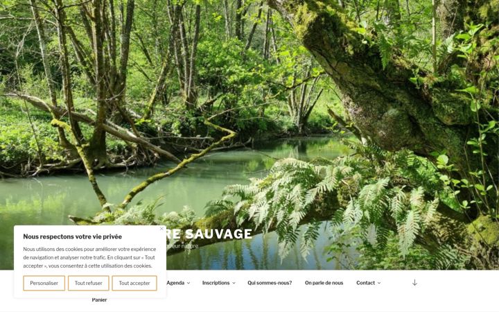 Screenshot of hetresauvage.be