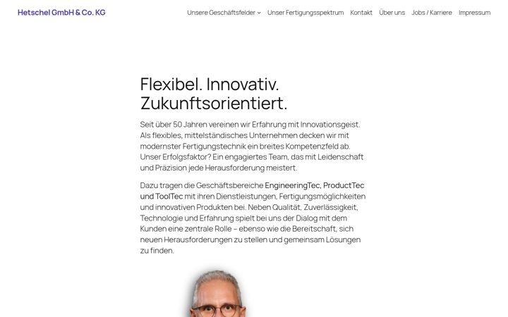 Screenshot of hetschel.de