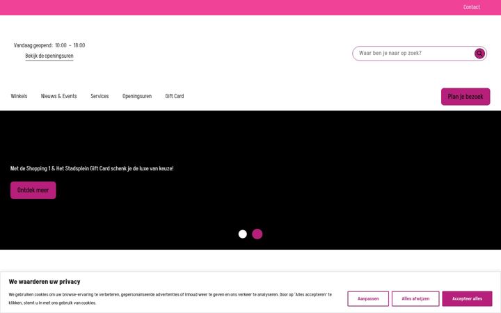 Screenshot of hetstadsplein.be
