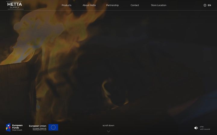 Screenshot of hettasupply.com