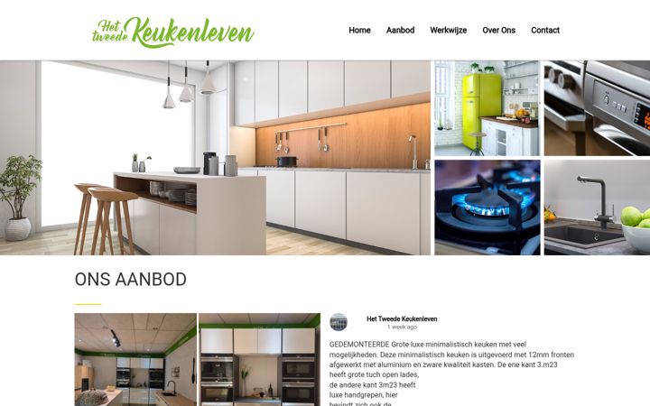 Screenshot of hettweedekeukenleven.nl