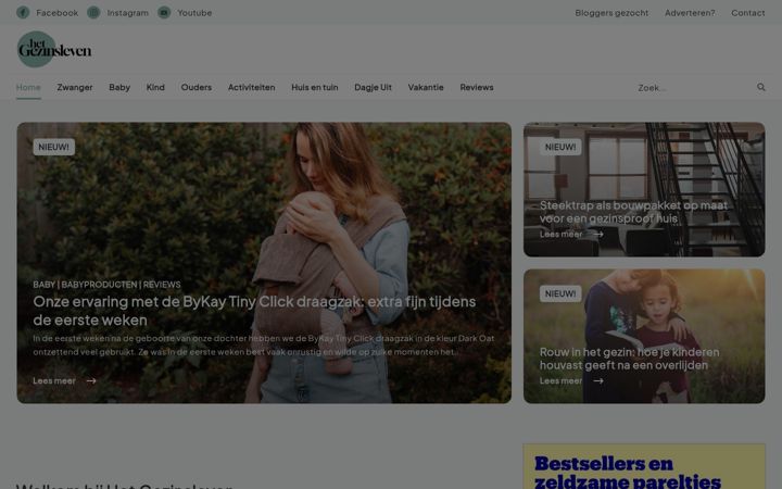 Screenshot of hetuitgaansleven.nl