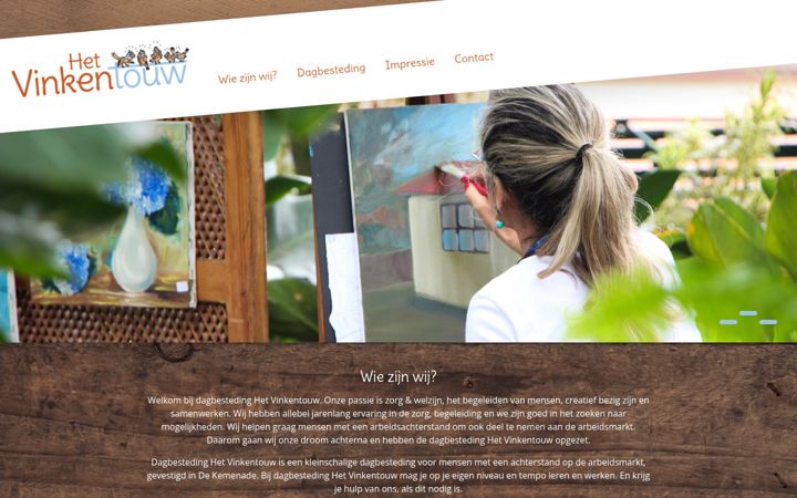 Screenshot of hetvinkentouw.nl