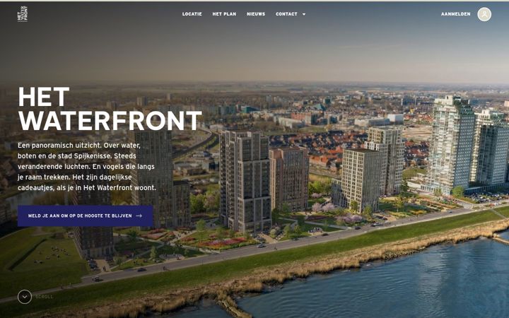 Screenshot of hetwaterfront.nl
