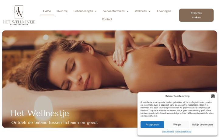 Screenshot of hetwellnestje.be