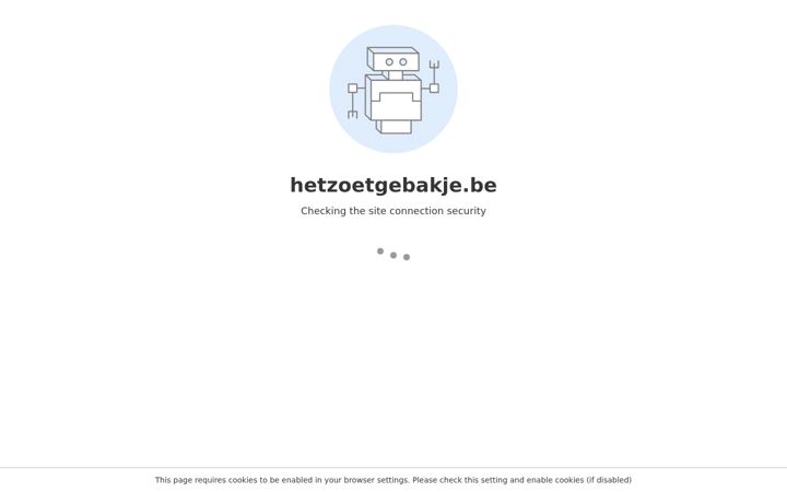 Screenshot of hetzoetgebakje.be