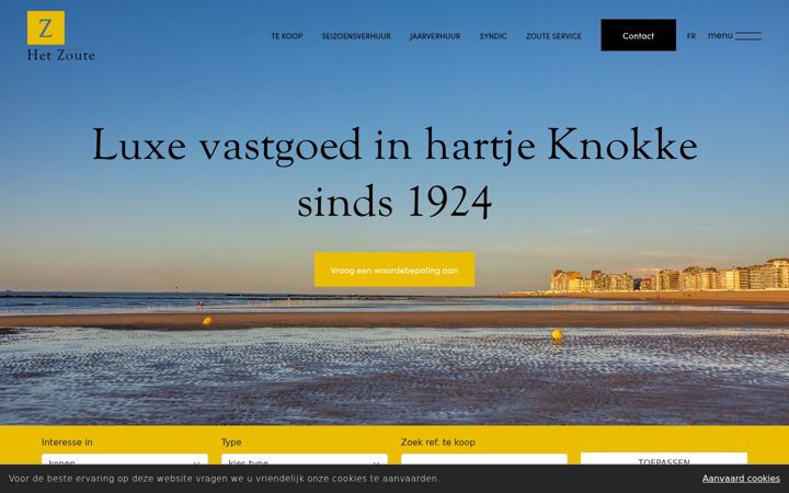 Screenshot of hetzoute.be
