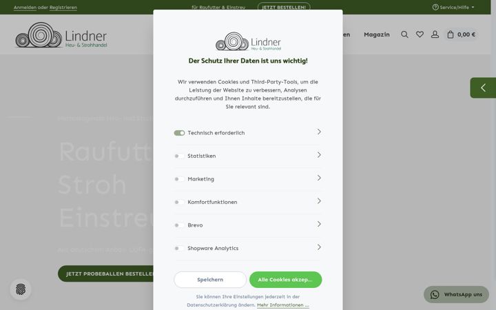 Screenshot of heu-und-stroh-lindner.de