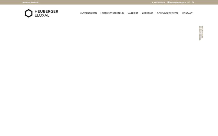 Screenshot of heuberger.at