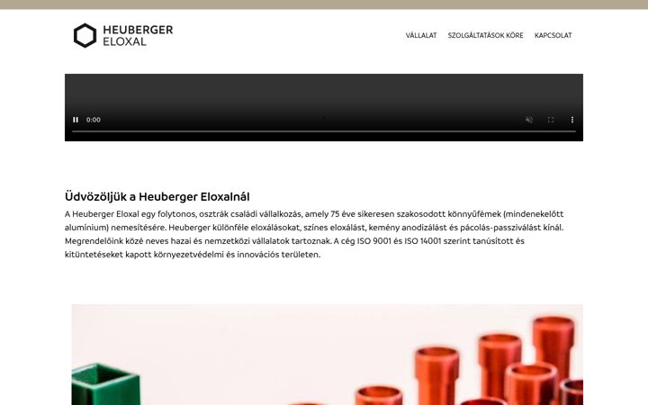 Screenshot of heuberger.hu