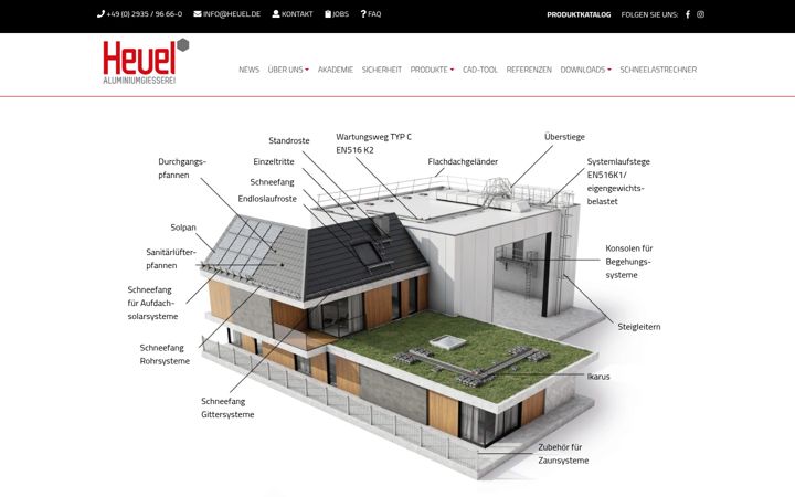 Screenshot of heuel.de