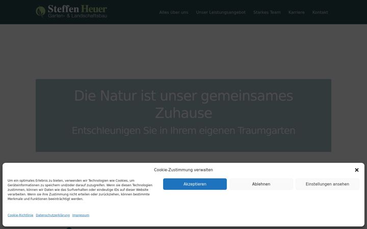 Screenshot of heuer-galabau.de