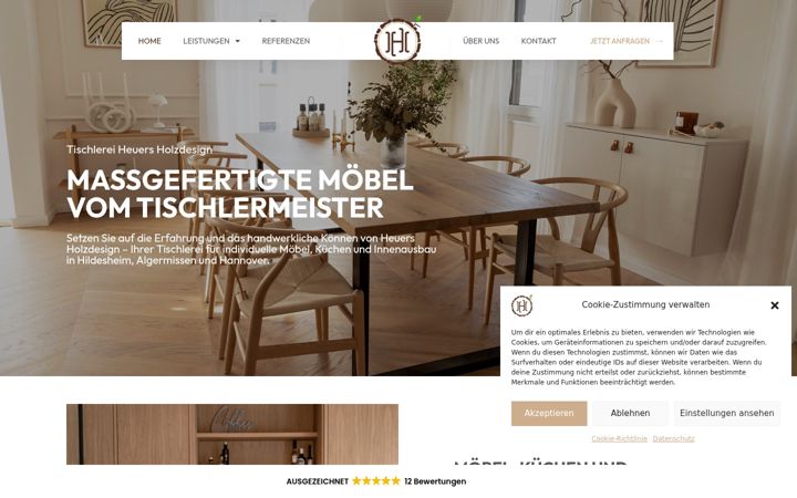 Screenshot of heuers-holzdesign.de