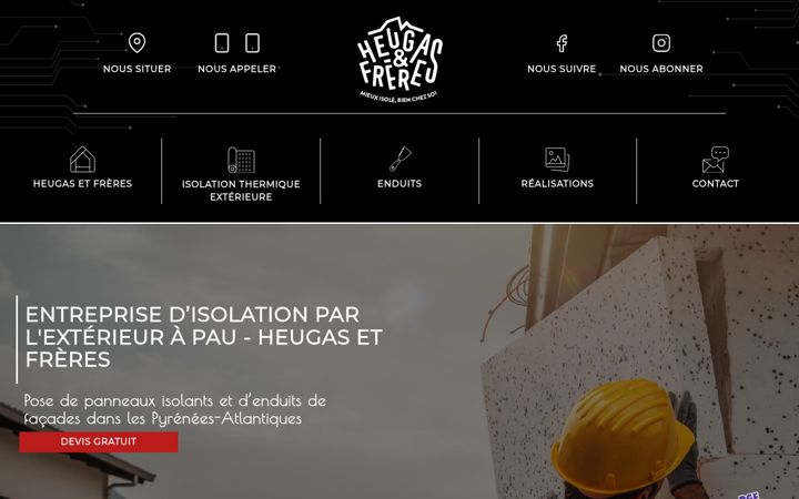 Screenshot of heugasetfreres.fr