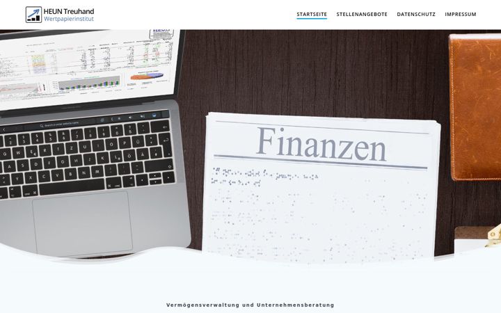Screenshot of heun-treuhand.de