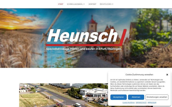 Screenshot of heunsch.de