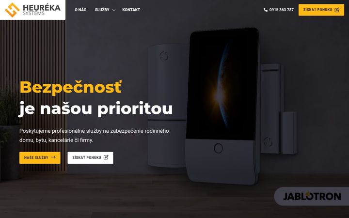 Screenshot of heurekasystems.sk