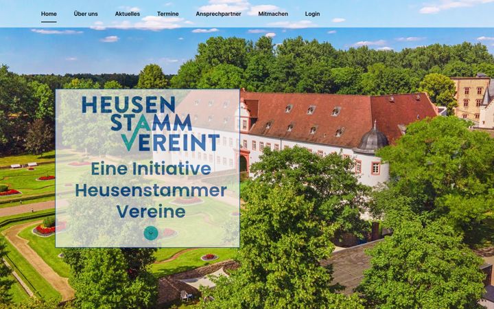 Screenshot of heusenstamm-vereint.de