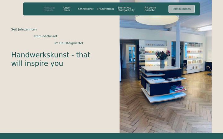 Screenshot of heusteig-friseure.de