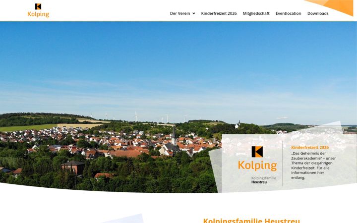 Screenshot of heustreu-kolping.de