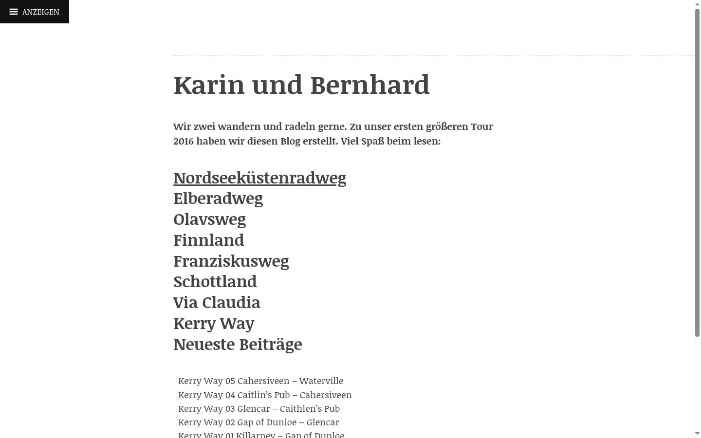 Screenshot des Einwilligungsbanners vor jeglicher Interaktion
