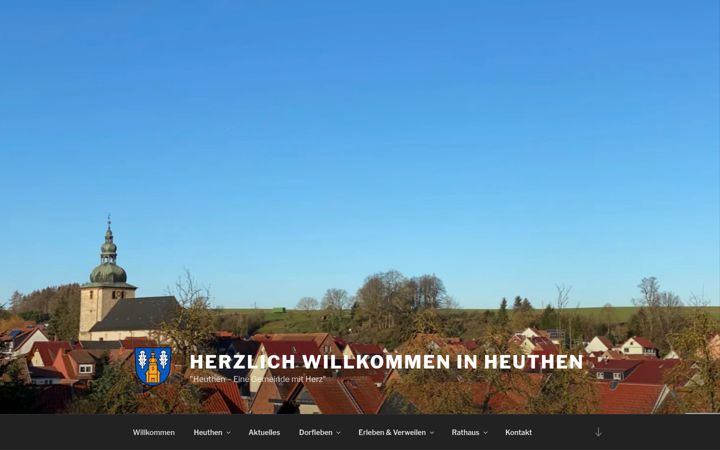 Screenshot of heuthen.de